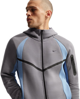 Nike Tech Fleece Hoodies Heren - Grijs - Maat M - Poly Fleece Grey