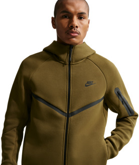 Nike Tech Fleece Hoodies Heren - Olijf - Maat S Olive
