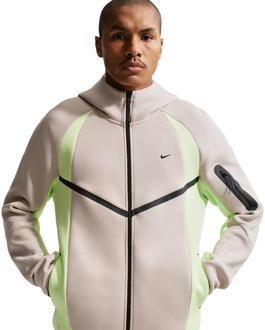 Nike Tech Fleece Hoodies Heren - Wit - Maat L - Poly Fleece White