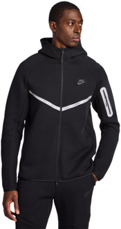 Nike Tech Fleece Hoodies Heren - Zwart - Maat L - Poly Fleece Black