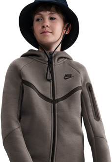 Nike Tech Fleece Hoodies Kinder - Bruin - Maat 122 - 128 CM - Poly Fleece Brown