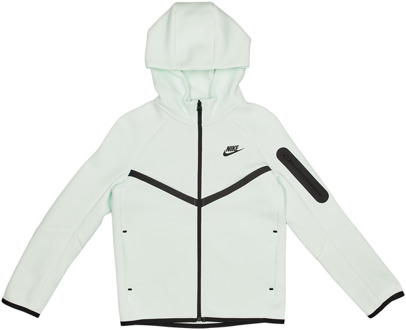 Nike Tech Fleece Hoodies Kinder - Groen - Maat 147 - 158 CM - Poly Fleece Green