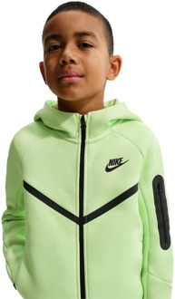 Nike Tech Fleece Hoodies Kinder - Zwart - Maat 147 - 158 CM - Poly Fleece Black