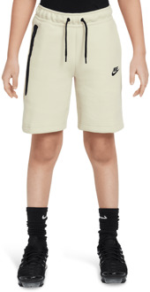 Nike Tech Fleece Korte Broeken Kinder - Beige - Maat 122 - 128 CM