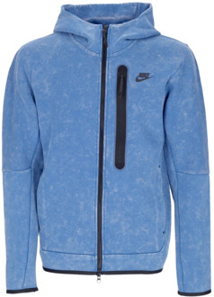 Nike Tech Fleece Rits Hoodie Nike , Blue , Heren - XL