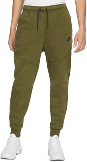 Nike Tech Fleece tapered fit joggingbroek met ritszak Legergroen - S