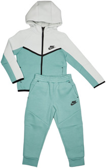 Nike Tech Fleece Trainingspakken Peuter - Groen - Maat 104 - 110 CM Green