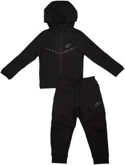 Nike Tech Fleece Trainingspakken Peuter - Zwart - Maat 110 - 116 CM Black