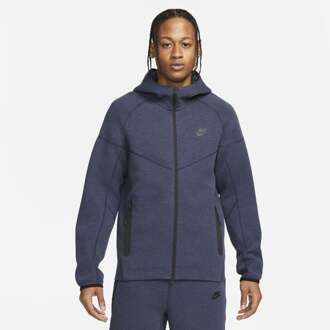 Nike Tech Fleece Windrunner - Heren Hoodies Blue - L