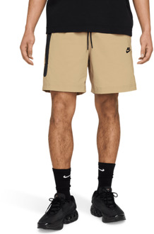 Nike Tech Woven Korte Broeken Heren - Beige - Maat XL - Poly Woven