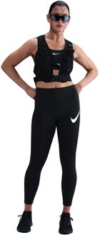 Nike Tempo Swoosh Run Sportlegging Dames Lang M/38 Zwart