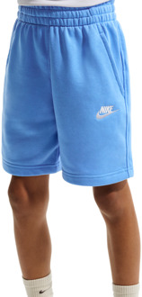 Nike Terry Korte Broeken Kinder - Blauw - Maat 147 - 158 CM - Katoen Jersey Blue