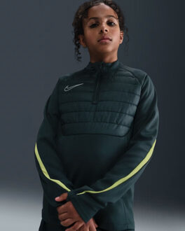 Nike therma-fit academy big kids' s t-shirt voetbal train lm jonge - Groen - XL