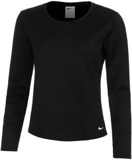 Nike Therma-Fit One Hardloopshirt Dames-Zwart - M