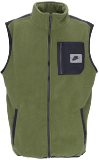 Nike Therma-Fit Polar Fleece Vest Nike , Green , Heren - L,S