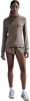 Nike Therma-FIT Swift Element Longsleeve Dames bruin - XL