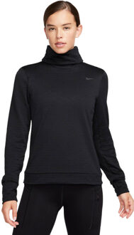 Nike Therma-FIT Swift Element Longsleeve Dames zwart/zilver - XL