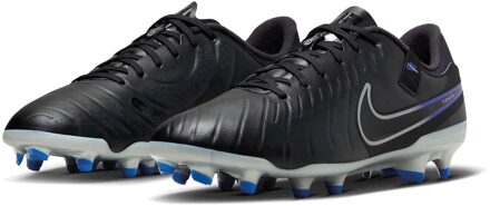 Nike Tiempo Legend 10 Academy FG/MG Voetbalschoenen Senior zwart - zilver - blauw - 42 1/2