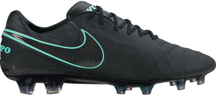 Nike Tiempo Legend VI FG Voetbalschoenen Heren Voetbalschoenen - Maat 45 - Unisex - zwart/blauw