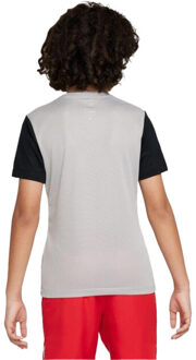 Nike Tiempo premier ii dri-fit t-shirt voor kinderen/kinderen - maat 128 Grijs
