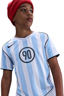 Nike Total 90 T-shirts Kinder - Blauw - Maat 128 - 137 CM - Poly Jersey Blue