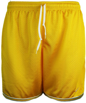 Nike Trainingsshort Stretch Taille Geel Dames Broek 334411 703 - L