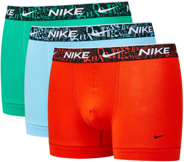 Nike Trunk 3 Pack - Unisex Ondergoed Green - M