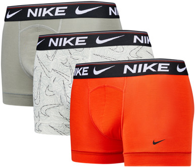 Nike Trunk 3 Pack - Unisex Ondergoed Red - L