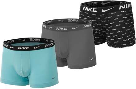 Nike Trunk Boxershorts Onderbroek - Mannen - zwart - blauw  - grijs