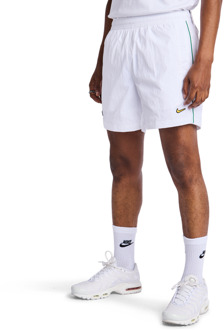 Nike Tuned Korte Broeken Heren - Wit - Maat XL - Poly Woven White