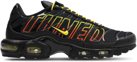 Nike Tuned Sneakers Heren - Zwart - Maat 40.5 - Leer, Synthetisch Black