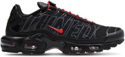 Nike Tuned Sneakers Heren - Zwart - Maat 44 - Leer, Synthetisch Black