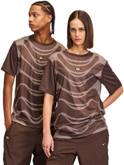 Nike Tuned T-shirts Heren - Bruin - Maat M Brown