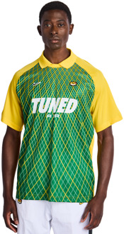 Nike Tuned T-shirts Heren - Geel - Maat XS - Poly Jersey Yellow