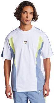 Nike Tuned T-shirts Heren - Wit - Maat M - Katoen Jersey White