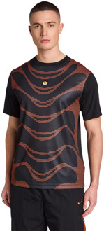 Nike Tuned T-shirts Heren - Zwart - Maat L Black