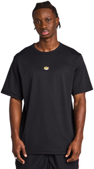 Nike Tuned T-shirts Heren - Zwart - Maat M Black