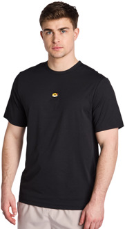 Nike Tuned T-shirts Heren - Zwart - Maat M Black