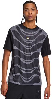 Nike Tuned T-shirts Heren - Zwart - Maat XL Black