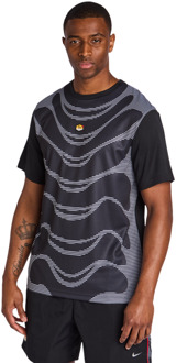 Nike Tuned T-shirts Heren - Zwart - Maat XS Black