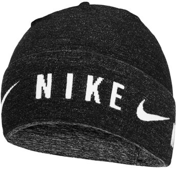 Nike U Gehaakte Dri-FIT Muts met Boord (Zwart) - maat