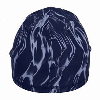 Nike U Peak Marble Dri-FIT Onbekapte Beanie (Blauw) - maat