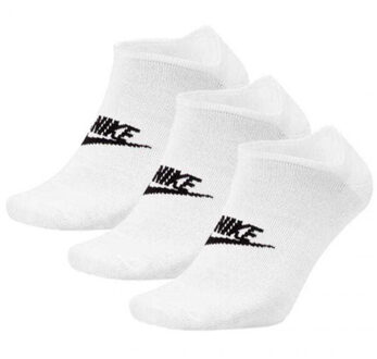 Nike Uniseks adult everyday essential sokken (set van 3) Wit - 34-38