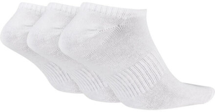 Nike Uniseks adult everyday lightweight training no-show sokken - maat 39-41 Wit