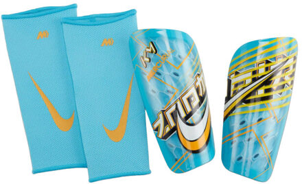Nike Unisex adult mercurial kylian mbappe licht voetbal slip-in scheenbeschermers Blauw - XL