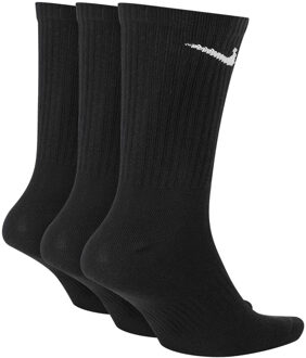 Nike Unisex Volwassen Lichtgewicht Dagelijkse Crew Sokken (Verpakking van 3) (Zwart) - maat