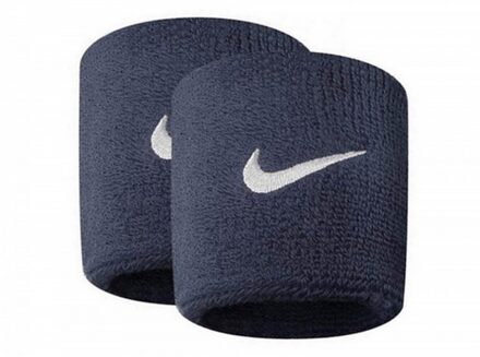 Nike Unisex Volwassenen Swoosh Polsband (Set van 2) (Marine) Navy - One Size