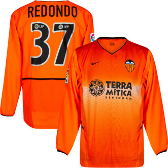 Nike Valencia CF Shirt Uit 2002-2003 + REDONDO 37 - Maat M