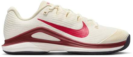 Nike Vapor 12 Tennisschoenen Dames-Crème,Rood - 36
