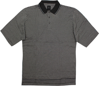 Nike Vintage Nike Heren Golf Gestreept Poloshirt (S) Grijs